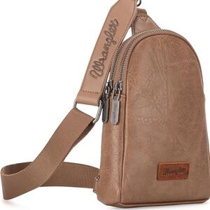 Wrangler Leather Sling Bag